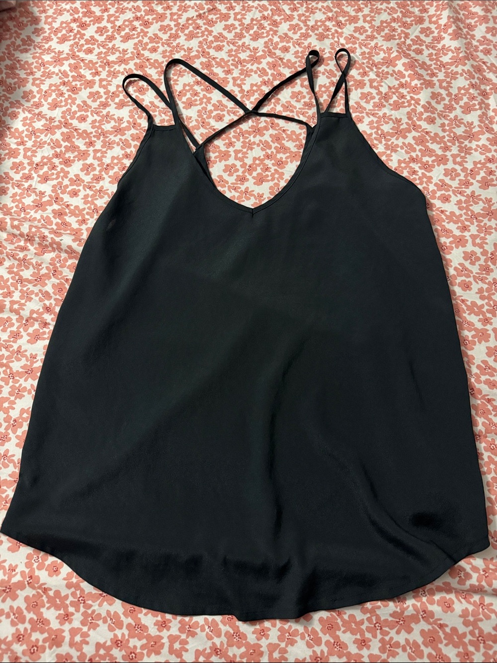 Victoria's Secret Black V-Neck Double-Strap Camisole